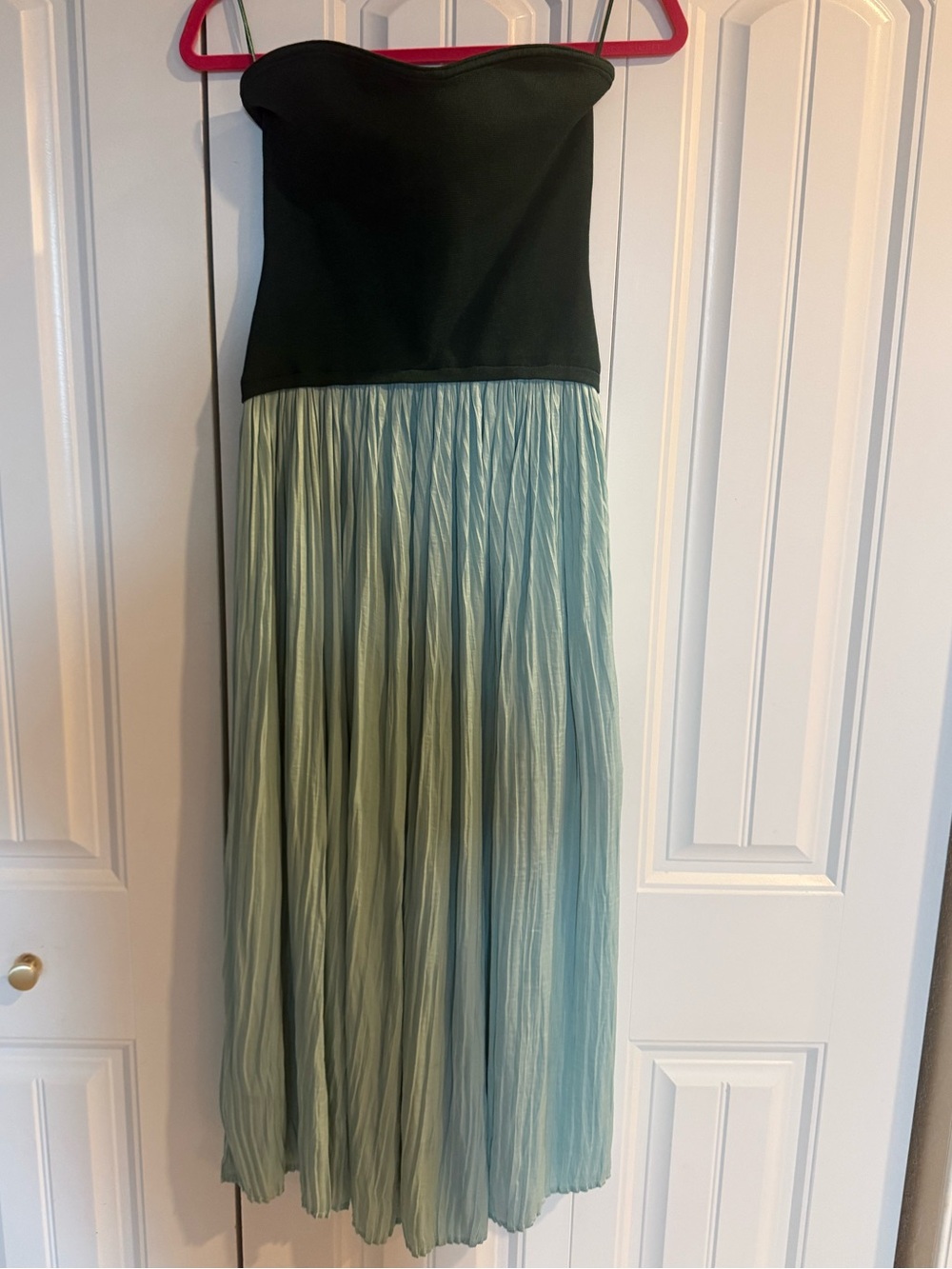 Moon River - Strapless Green Dress